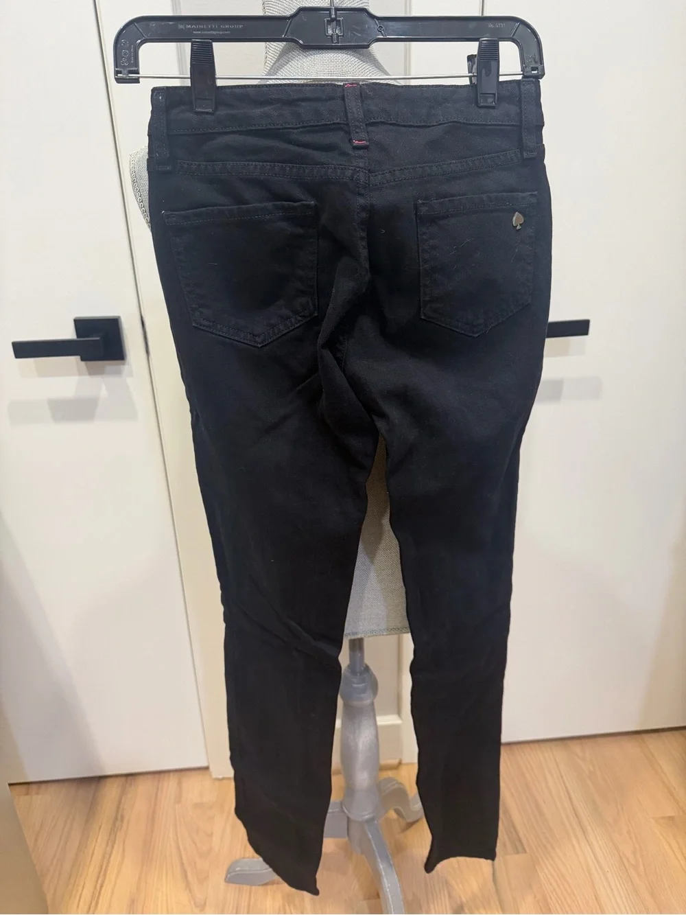 Kate Spade New York Play Hooky Black Skinny Jeans Size 24
